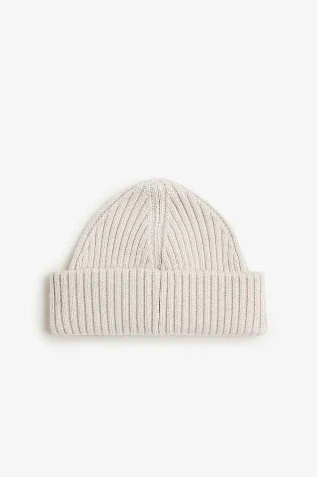 MenWomen Other Accessories Fred Perry Cotton Rib Beanie Porridge Marl