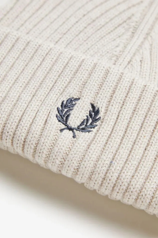 MenWomen Other Accessories Fred Perry Cotton Rib Beanie Porridge Marl
