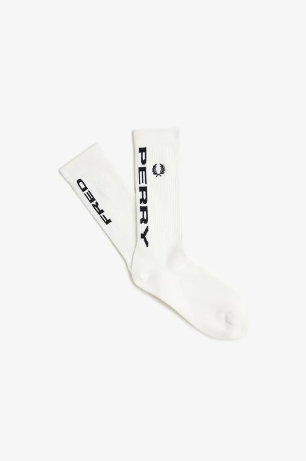 MenWomen Other Accessories Fred Perry Jacquard Sock Snow White