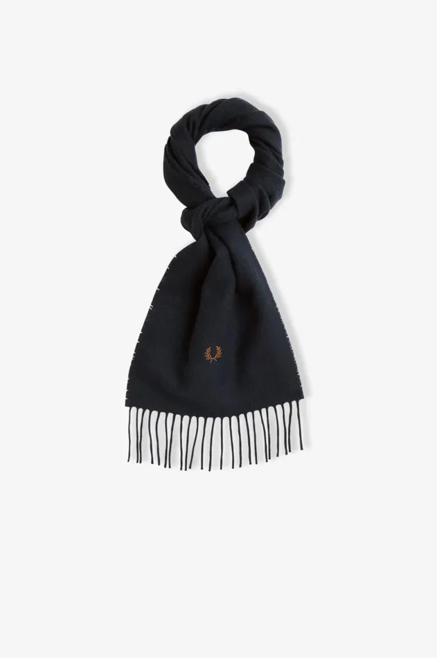 MenWomen Other Accessories Fred Perry Lambswool Scarf Navy