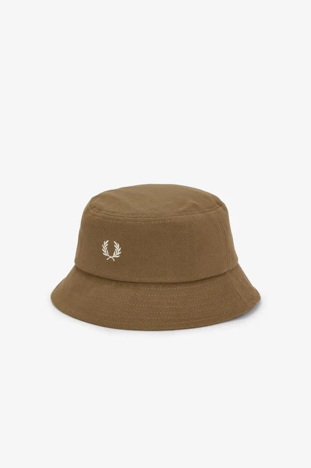 MenWomen Other Accessories Fred Perry Piqu Bucket Hat Shaded Stoneecru