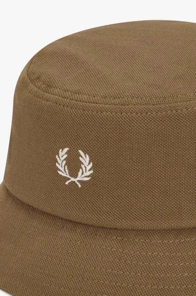 MenWomen Other Accessories Fred Perry Piqu Bucket Hat Shaded Stoneecru