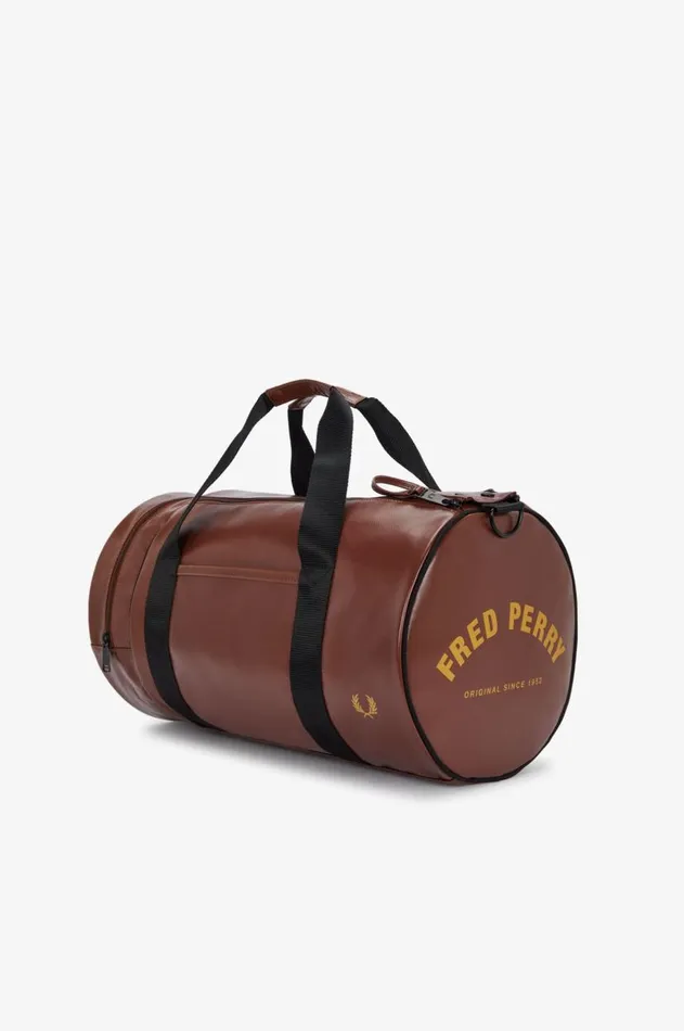MenWomen Other Accessories Fred Perry Tonal Barrel Bag Whisky Brown