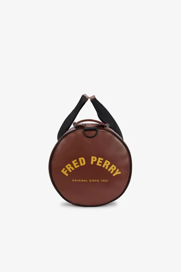 MenWomen Other Accessories Fred Perry Tonal Barrel Bag Whisky Brown
