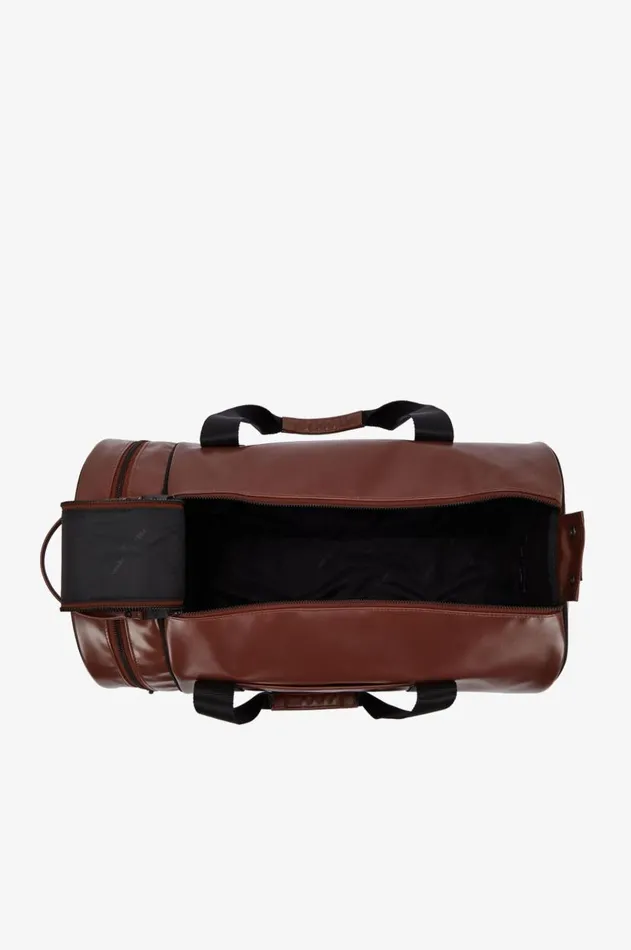 MenWomen Other Accessories Fred Perry Tonal Barrel Bag Whisky Brown