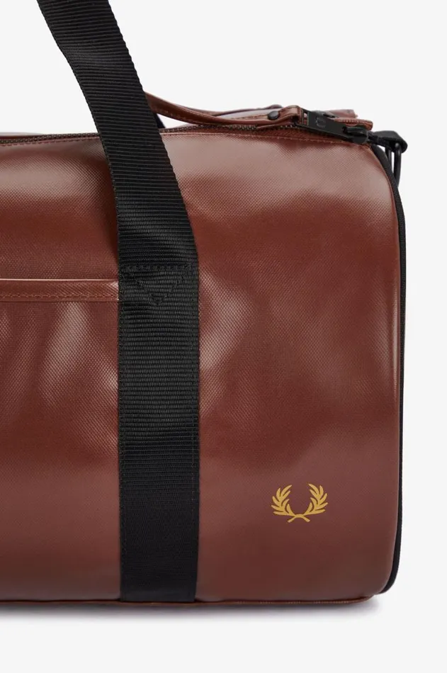 MenWomen Other Accessories Fred Perry Tonal Barrel Bag Whisky Brown
