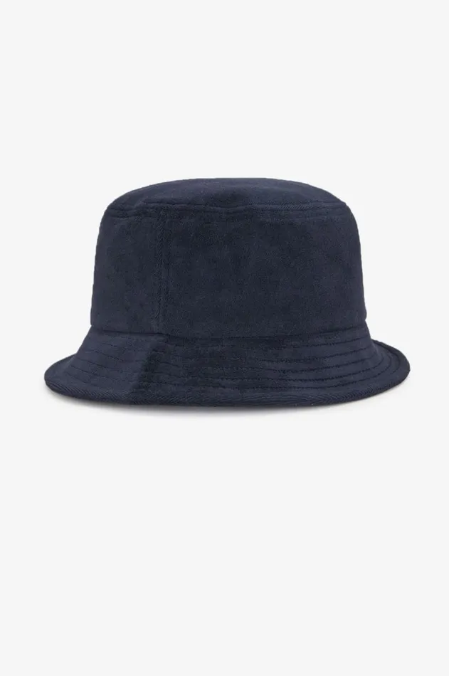MenWomen Other Accessories Fred Perry Towelling Dual Branded Bucket Hat Navy