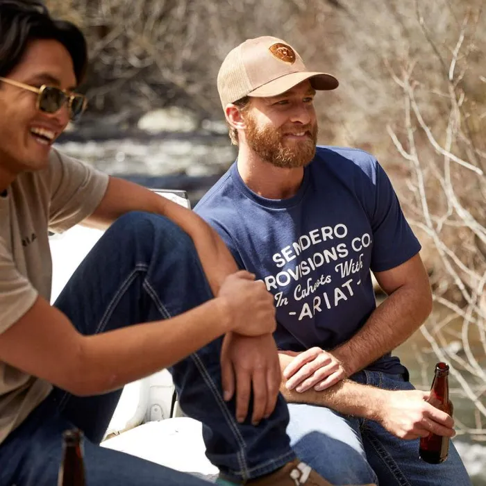 MenWomen TShirts and Polos Ariat Sendero Provisions TShirt Navy MenWomen TShirts and Polos Ariat Sendero Provisions TShirt Navy