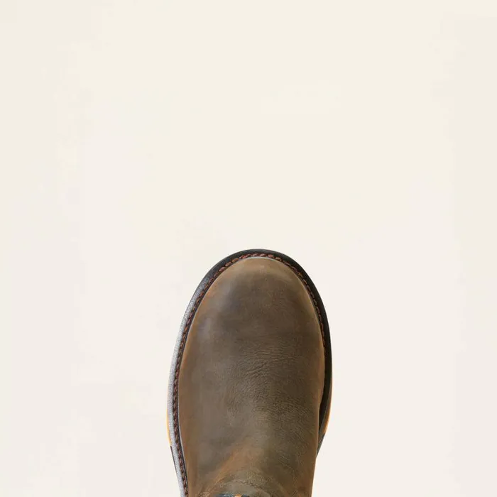 Men Work Boots Ariat Big Rig Chelsea Waterproof Composite Toe Work Boot Iron Coffee Men Work Boots Ariat Big Rig Chelsea Waterproof Composite Toe Work Boot Iron Coffee