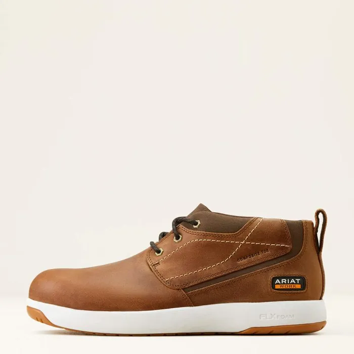 Men Work Boots Ariat Conveyer Composite Toe Work Shoe Sandstorm