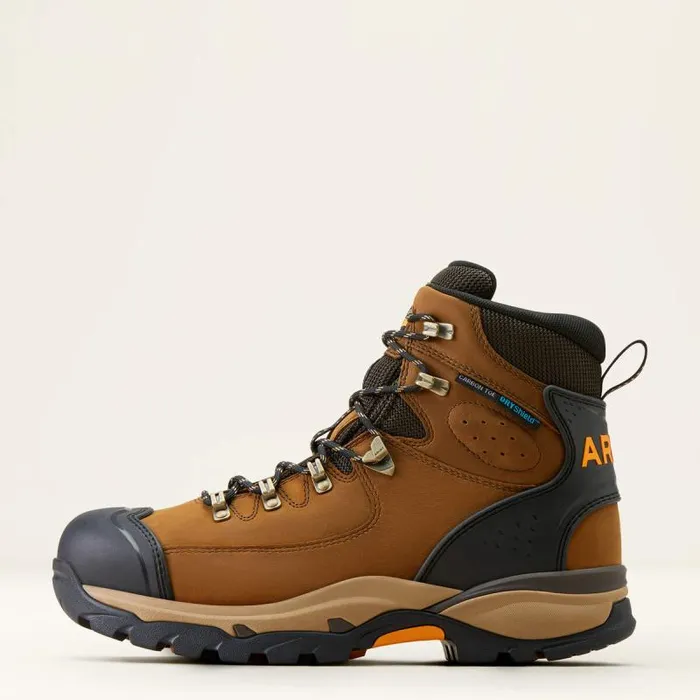 Men Work Boots Ariat Endeavor 6034 Waterproof Carbon Toe Work Boot Dusted Brown Men Work Boots Ariat Endeavor 6034 Waterproof Carbon Toe Work Boot Dusted Brown