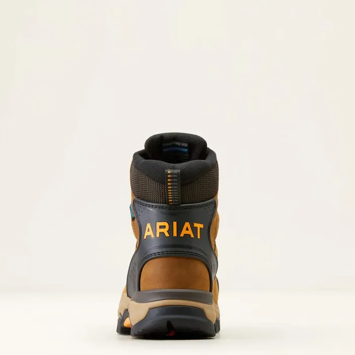 Men Work Boots Ariat Endeavor 6034 Waterproof Carbon Toe Work Boot Dusted Brown Men Work Boots Ariat Endeavor 6034 Waterproof Carbon Toe Work Boot Dusted Brown