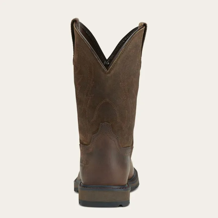 Men Work Boots Ariat Groundbreaker Steel Toe Work Boot Brown Men Work Boots Ariat Groundbreaker Steel Toe Work Boot Brown