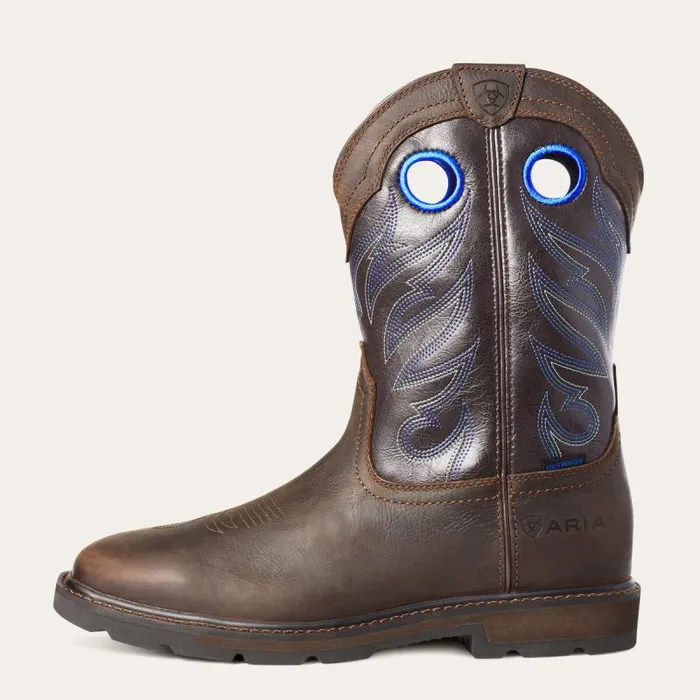 Men Work Boots Ariat Groundwork Waterproof Work Boot Dark Brown Men Work Boots Ariat Groundwork Waterproof Work Boot Dark Brown