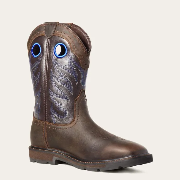 Men Work Boots Ariat Groundwork Waterproof Work Boot Dark Brown Men Work Boots Ariat Groundwork Waterproof Work Boot Dark Brown