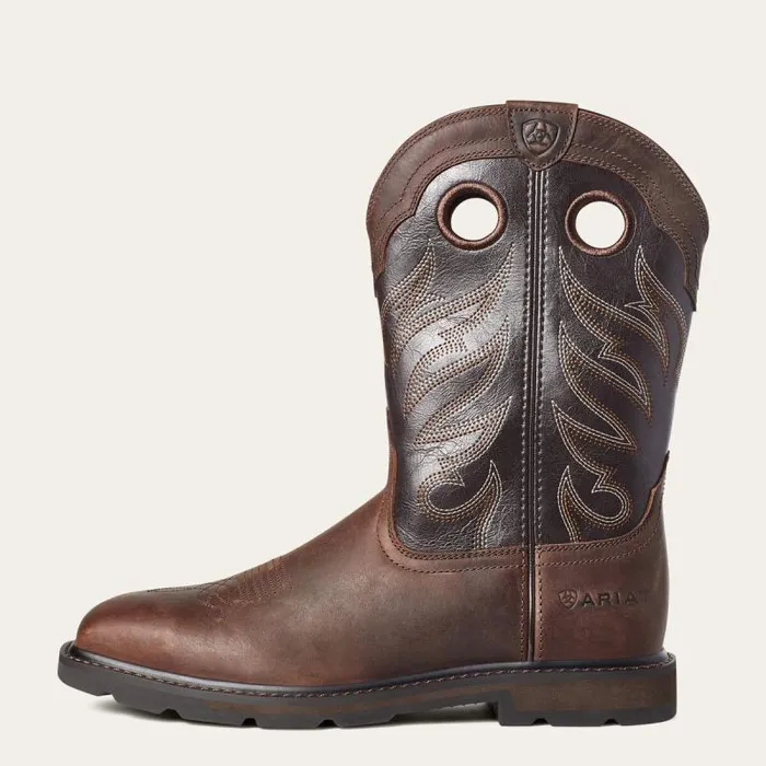 Men Work Boots Ariat Groundwork Work Boot Brown Men Work Boots Ariat Groundwork Work Boot Brown