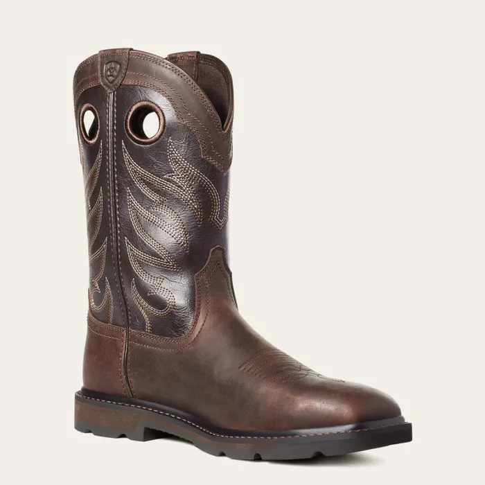 Men Work Boots Ariat Groundwork Work Boot Brown Men Work Boots Ariat Groundwork Work Boot Brown
