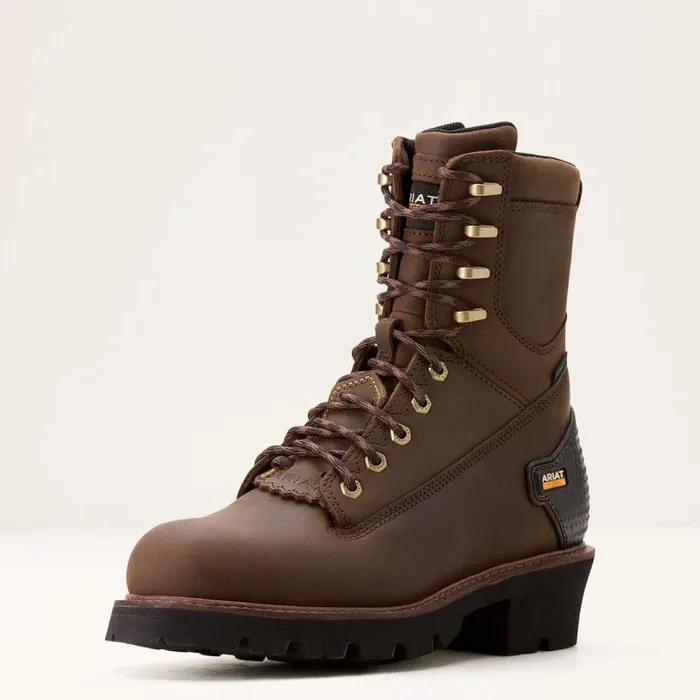 Men Work Boots Ariat Powerline 8034 Waterproof Work Boot Oily Distressed Brown Men Work Boots Ariat Powerline 8034 Waterproof Work Boot Oily Distressed Brown