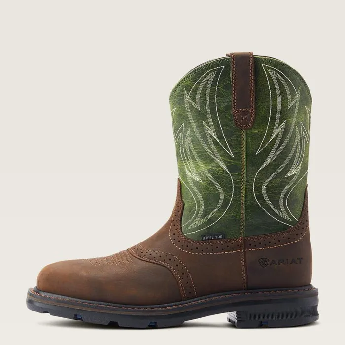 Men Work Boots Ariat Sierra Shock Shield Steel Toe Work Boot Dark Brown Men Work Boots Ariat Sierra Shock Shield Steel Toe Work Boot Dark Brown