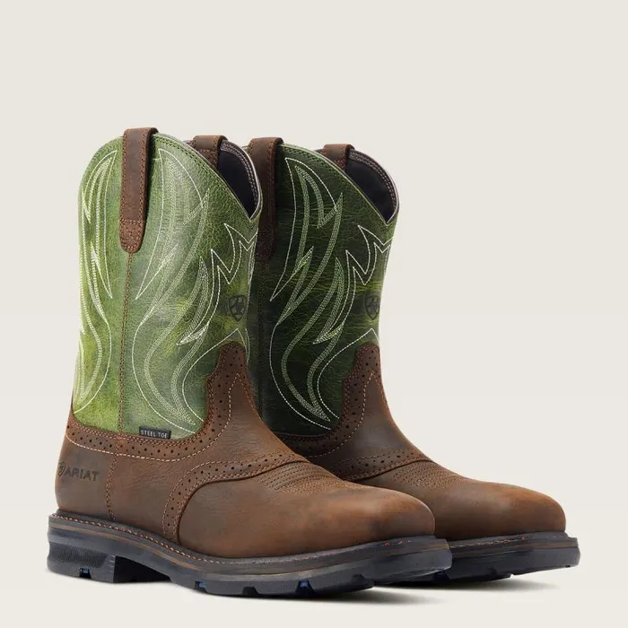 Men Work Boots Ariat Sierra Shock Shield Steel Toe Work Boot Dark Brown Men Work Boots Ariat Sierra Shock Shield Steel Toe Work Boot Dark Brown