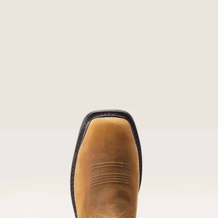 Men Work Boots Ariat Sierra Shock Shield Waterproof Steel Toe Work Boot Distressed Brown Men Work Boots Ariat Sierra Shock Shield Waterproof Steel Toe Work Boot Distressed Brown