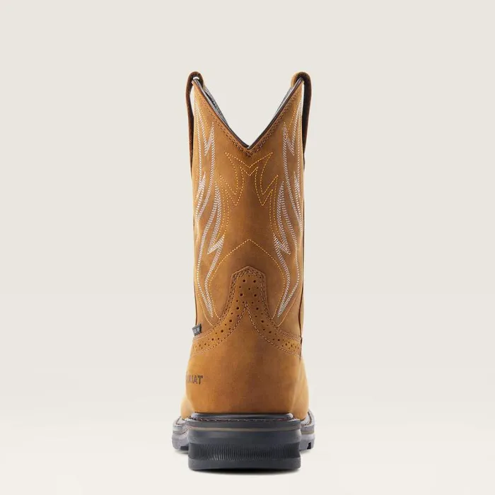 Men Work Boots Ariat Sierra Shock Shield Waterproof Steel Toe Work Boot Distressed Brown Men Work Boots Ariat Sierra Shock Shield Waterproof Steel Toe Work Boot Distressed Brown