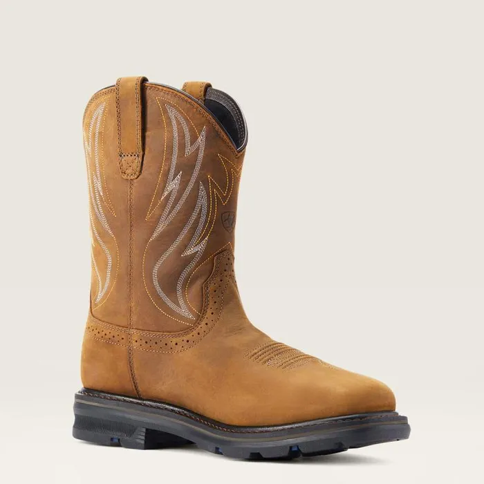 Men Work Boots Ariat Sierra Shock Shield Waterproof Steel Toe Work Boot Distressed Brown Men Work Boots Ariat Sierra Shock Shield Waterproof Steel Toe Work Boot Distressed Brown