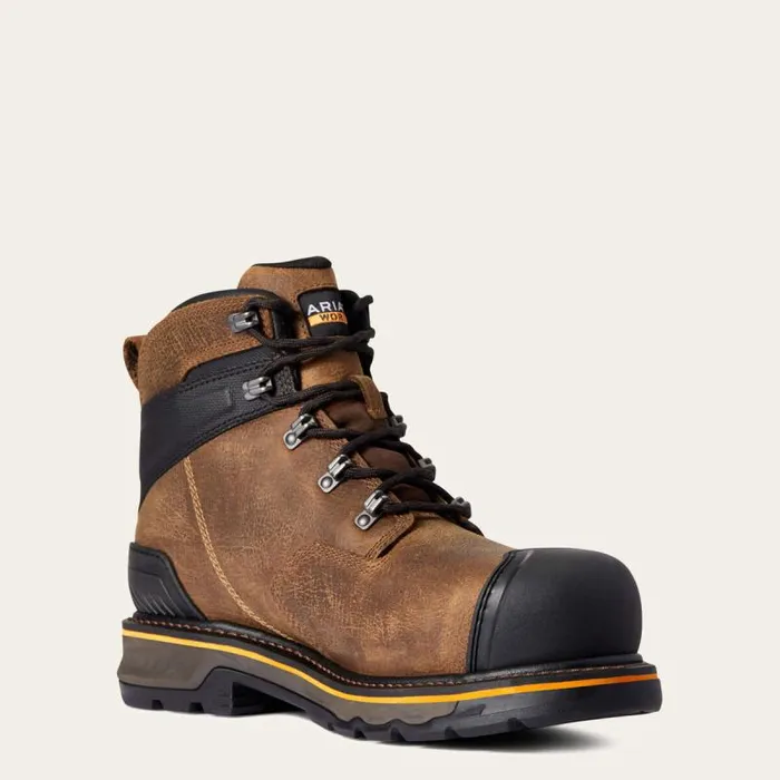 Men Work Boots Ariat Stump Jumper 6034 Waterproof Composite Toe Work Boot Dark Hickory Men Work Boots Ariat Stump Jumper 6034 Waterproof Composite Toe Work Boot Dark Hickory