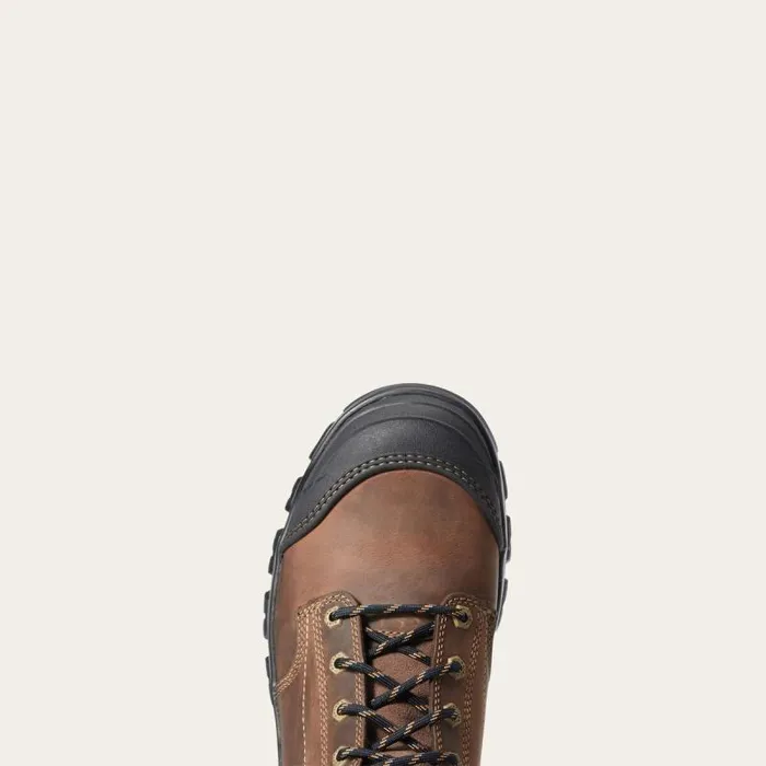 Men Work Boots Ariat Treadfast 6034 Steel Toe Work Boot Distressed Brown Men Work Boots Ariat Treadfast 6034 Steel Toe Work Boot Distressed Brown