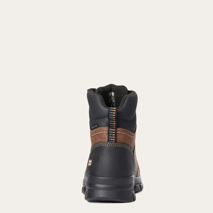 Men Work Boots Ariat Treadfast 6034 Steel Toe Work Boot Distressed Brown Men Work Boots Ariat Treadfast 6034 Steel Toe Work Boot Distressed Brown