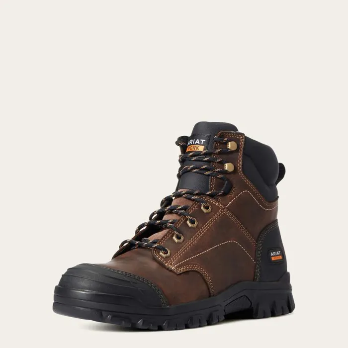 Men Work Boots Ariat Treadfast 6034 Work Boot Distressed Brown