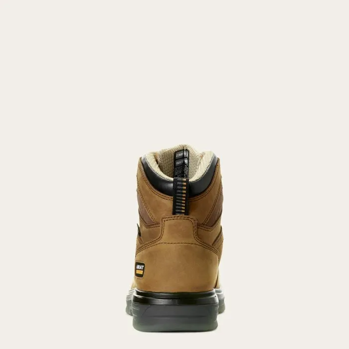 Men Work Boots Ariat Turbo 6034 Waterproof Work Boot Aged Bark