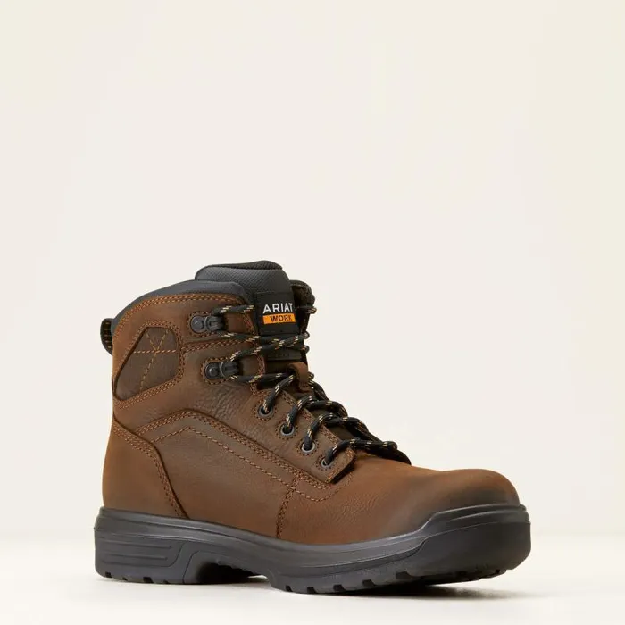 Men Work Boots Ariat Turbo 6034 Waterproof Work Boot Rich Brown