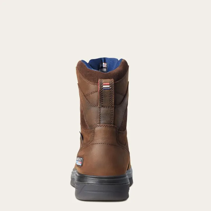 Men Work Boots Ariat Turbo 8034 USA Assembled Waterproof Carbon Toe Work Boot Rich Brown Men Work Boots Ariat Turbo 8034 USA Assembled Waterproof Carbon Toe Work Boot Rich Brown
