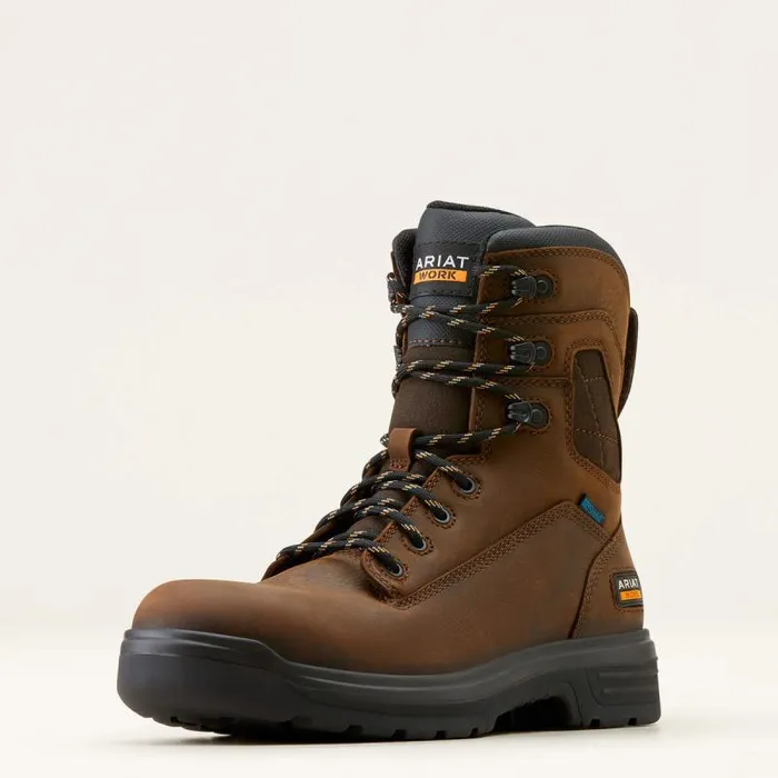Men Work Boots Ariat Turbo 8034 Waterproof Work Boot Rich Brown