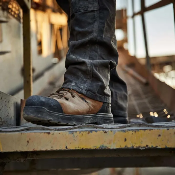 Men Work Boots Ariat Turbo Outlaw 6034 Waterproof Carbon Toe Work Boot Barley Brown Men Work Boots Ariat Turbo Outlaw 6034 Waterproof Carbon Toe Work Boot Barley Brown