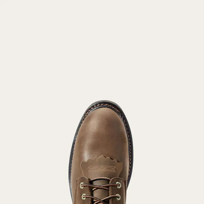 Men Work Boots Ariat WorkHog 8034 Waterproof Composite Toe Work Boot Oily Distressed Brown
