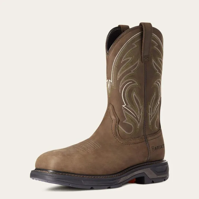 Men Work Boots Ariat WorkHog XT Cottonwood Carbon Toe Work Boot Distressed Brown Men Work Boots Ariat WorkHog XT Cottonwood Carbon Toe Work Boot Distressed Brown