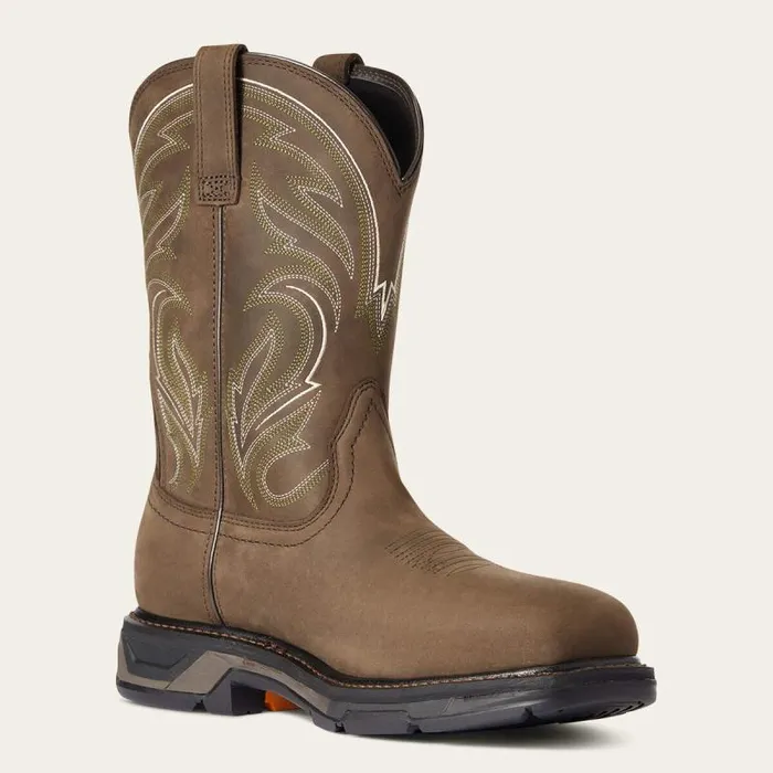 Men Work Boots Ariat WorkHog XT Cottonwood Carbon Toe Work Boot Distressed Brown Men Work Boots Ariat WorkHog XT Cottonwood Carbon Toe Work Boot Distressed Brown