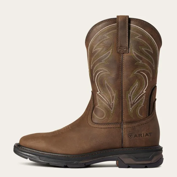 Men Work Boots Ariat WorkHog XT Cottonwood Work Boot Distressed Brown Men Work Boots Ariat WorkHog XT Cottonwood Work Boot Distressed Brown