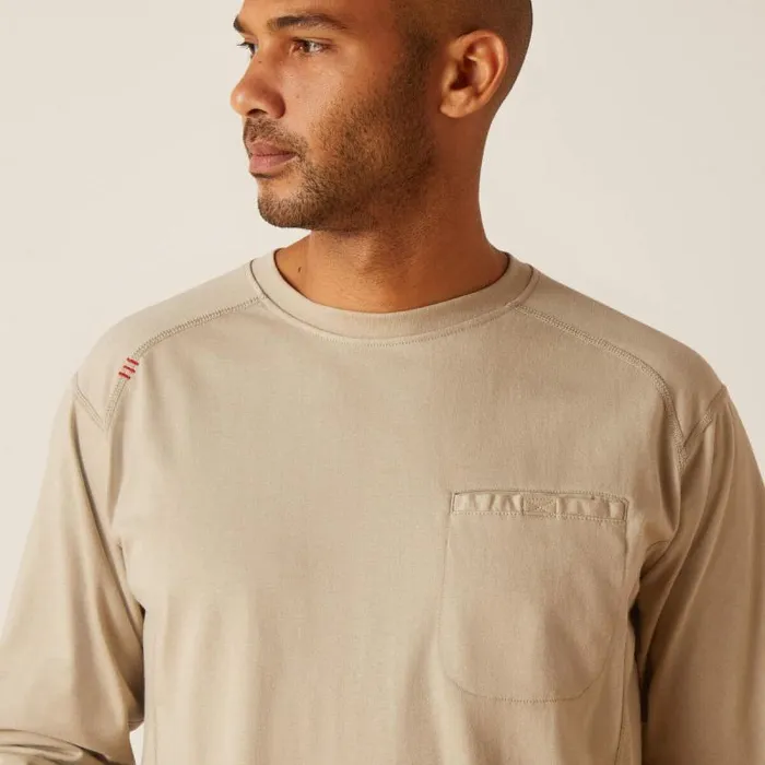 Men Workwear Ariat FR Air True Grit TShirt Silver Lining Men Workwear Ariat FR Air True Grit TShirt Silver Lining