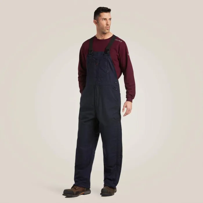Men Workwear Ariat FR Insulated Overall 20 Bib Navy