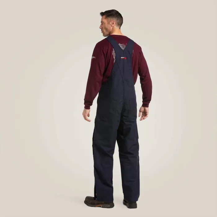 Men Workwear Ariat FR Insulated Overall 20 Bib Navy Men Workwear Ariat FR Insulated Overall 20 Bib Navy