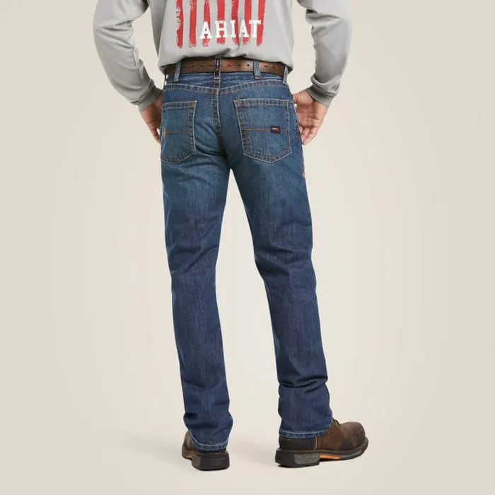 Men Workwear Ariat FR M5 Straight Basic Stackable Straight Leg Jean Clay Men Workwear Ariat FR M5 Straight Basic Stackable Straight Leg Jean Clay