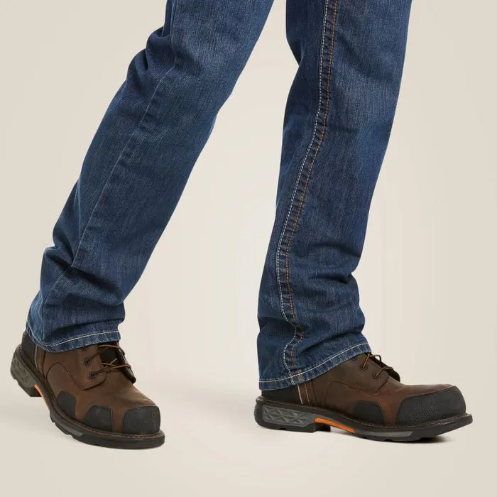 Men Workwear Ariat FR M5 Straight Basic Stackable Straight Leg Jean Clay Men Workwear Ariat FR M5 Straight Basic Stackable Straight Leg Jean Clay