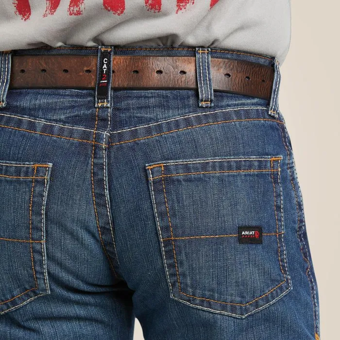 Men Workwear Ariat FR M5 Straight Basic Stackable Straight Leg Jean Clay Men Workwear Ariat FR M5 Straight Basic Stackable Straight Leg Jean Clay