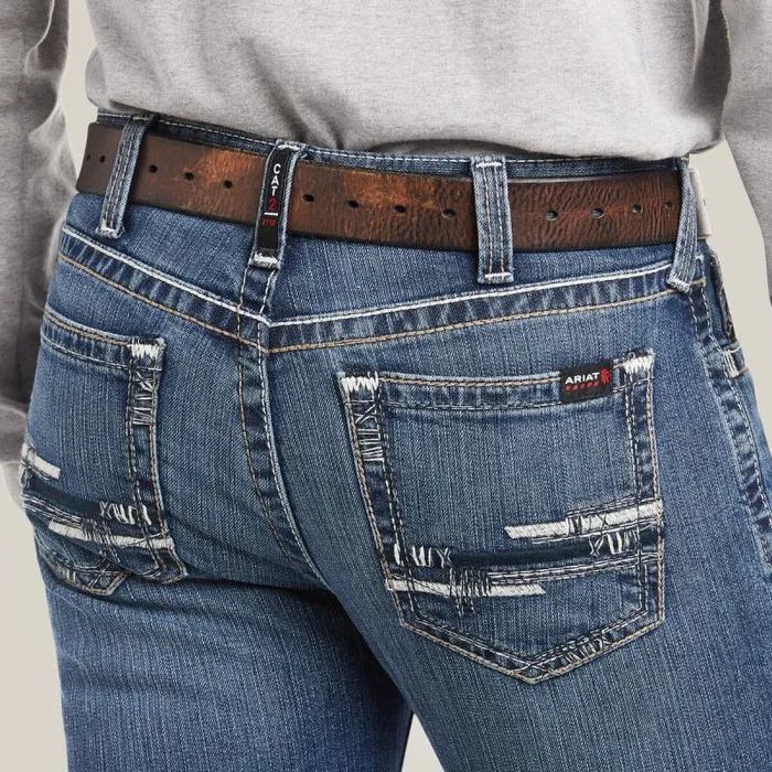 Men Workwear Ariat FR M7 Slim DuraStretch Adkins Stackable Straight Leg Jean Slate Men Workwear Ariat FR M7 Slim DuraStretch Adkins Stackable Straight Leg Jean Slate