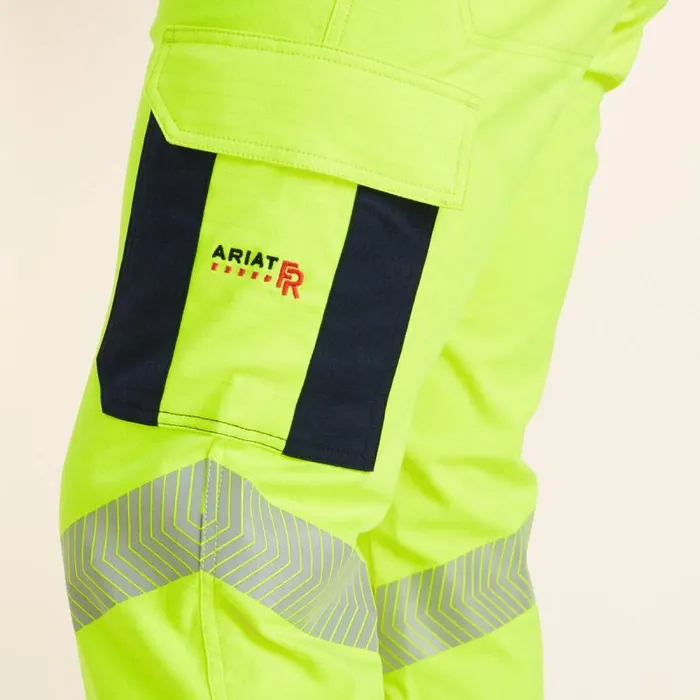 Men Workwear Ariat FR M7 Slim DuraStretch Duralight Twill Straight Pant Hi Vis Yellow Men Workwear Ariat FR M7 Slim DuraStretch Duralight Twill Straight Pant Hi Vis Yellow