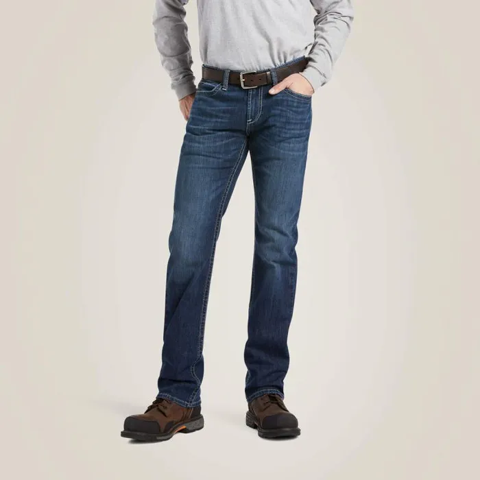 Men Workwear Ariat FR M7 Slim Stretch DuraLight Shoreway Stackable Straight Leg Jean Kelby Men Workwear Ariat FR M7 Slim Stretch DuraLight Shoreway Stackable Straight Leg Jean Kelby
