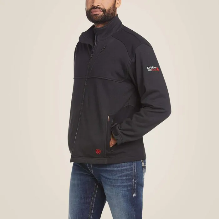 Men Workwear Ariat FR Polartec Platform Jacket Black